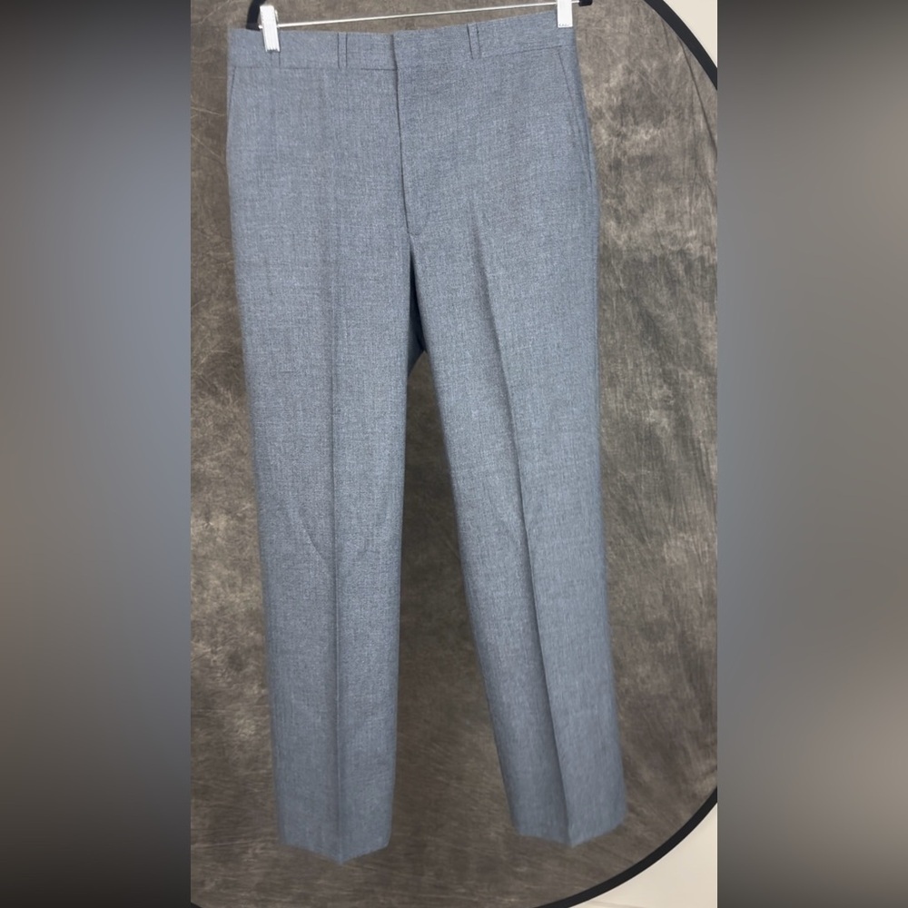 Hilton Club Heather Gray Dress Slacks | Men’s 34 Tailored Suit Trousers